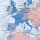 Illustration for article titled This map shows what the global Internet really looks like